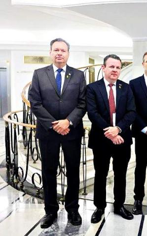 Spotkanie wicemarszałka Senatu i przewodniczącego KSZ z delegacją Knesetu - przyjaźn i wsparcie